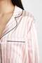Pajama Set Long Sleeve Striped Satin Top Elastic Waist Long Bottom C9445Ax24Au - 5
