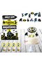 Batman Birthday Cake Decoration Table Model Set