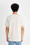 100% Cotton Regular Fit Crew Neck Printed Short Sleeve T-Shirt C6141Ax24Au - 6