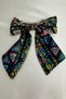 Ethnic Patterned Automatic Hair Clip with Tail (12cm) - 5