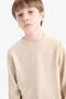 Crew Neck Knitwear Sweater for Boys A4992A824Wn - 6