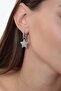 Women's Vip Star Earrings - Silver Color - (with Surprise Gift) - 3