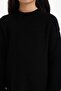 Girl's Black Standard Fit Crew Neck Basic Plain Knitwear Sweater C6909A824Au - 4