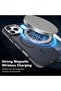 Magnetic Translucent Matte Case with Wireless Charging Support, Shockproof Protection - 6