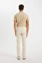 Straight Leg Chino Canvas Trousers D1526Ax24Sm - 6