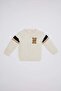 Crew Neck Embroidered Knitwear Sweater for Baby Boy C8870A524Wn