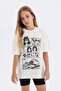 Girls' 2-Piece Set Crew Neck Printed Short-Sleeved T-Shirt Leggings D2956A824Hs - 4