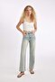 90S Wide Leg High Waist Long Jeans Washed Trousers D2961Ax24Hs - 3