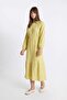 Relax Fit Crew Neck Muslin Basic Long Sleeve Dress D0570Ax24Hs - 3
