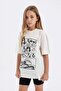 Girls' 2-Piece Set Crew Neck Printed Short-Sleeved T-Shirt Leggings D2956A824Hs - 5