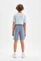 Boy's Printed Shorts D2696A824Hs - 6