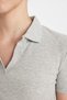 Fitted Polo Neck Ribbed Camisole Short Sleeve T-Shirt A0379Ax24Sm - 4