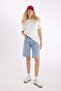 Oversize Fit Crew Neck Printed Short Sleeve T-Shirt D4175Ax24Sm - 3
