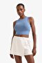 Standard Fit Short Leg Modal Shorts Skirt C0556Ax24Sm - 3