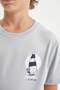 Crew Neck Printed Short Sleeve T-Shirt Boys D2236A824Hs - 6