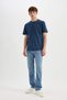 New Regular Fit Crew Neck Short Sleeve T-Shirt V7699Az24Sp - 2