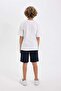 Boys' 2-Piece Set Crew Neck Printed Short-Sleeved T-Shirt Shorts D3929A824Hs - 5