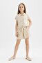 Viscose Shorts for Girls B5050A824Hs