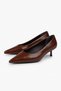 Women's Caren Caramel Skin Short Heeled Stiletto - 4