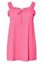 Plus Size Wide Collar Ruffle Strap Sleeve Tie Front Blouse 322689 - 7