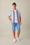 Slim Fit Jean Bermuda Shorts C2692Ax24Sm