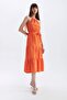 Sleeveless Midi Dress with Halter Neckline Belt C4481Ax24Hs - 4