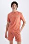 Slim Fit Narrow Leg Shorts A3893Ax24Hs