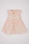 Baby Girl Sleeveless Poplin Dress C2412A524Sm