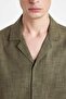 Relax Fit Polo Neck Cotton Short Sleeve Shirt D4540Ax24Sm - 5