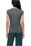 Anthracite Crew Neck Glitter Short Sleeve Women's T-Shirt Sky Glitter S/S Top - 3
