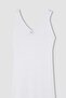 Fitted Sleeveless White Midi Crochet Dress D3325Ax24Sm - 2