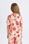 Crew Neck Wrinkled Short Sleeve T-Shirt Girls C6890A824Sm - 6