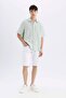 Relax Fit Striped Short Sleeve Shirt D2059Ax24Hs - 2