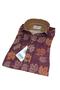 Plum Big Leaf Detailed Short Sleeve Children's Shirt - 2