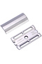 CNC 316L Stainless Steel Double Edge Safety Razor Head Manual Shaver Accessories (Without Handle) - 5