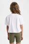 100% Cotton Disney Princess Crew Neck Short Sleeve T-Shirt for Girls C5944A824Hs - 4