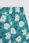 Girls Wide Leg Wide Wide Leg Floral Elastic Waist Trousers C5373A824Sm - 8