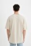 Comfort Fit Crew Neck Printed Short Sleeve T-shirt C2497AX24SM - 7