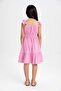 Girl's Strap Wrap Summer Dress D1292A824Sm - 5