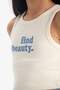 Crew Neck Printed Crop Tank Top for Girls C4717A824Sm - 7