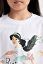 100% Cotton Disney Princess Crew Neck Short Sleeve T-Shirt for Girls C5944A824Hs - 5