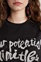 Oversize Crew Neck Printed Short Sleeve T-Shirt C3124Ax24Sm - 5