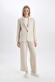 Regular Fit Double Breasted Lapel Linen Blend Button down Blazer Jacket Z8528Az24Sm - 6