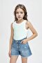 Crew Neck Athlete Girls' Top C4716A824Sm - 3