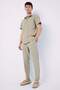 Jogger Pants Cotton Tight Legged Lace-Up Waist Elasticated Pockets Z6475Az24Sp