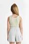 Crew Neck Striped Undershirt Girls Z7814A624Sm - 7