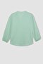 Regular Fit Crew Neck Long Sleeve Blouse C3821Ax24Sm - 8