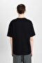 Relax Fit Crew Neck Short Sleeve Black T-Shirt C3701Ax24Sp - 6
