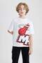 Nba Miami Heat Oversize Crew Neck Short Sleeve T-Shirt Boys' C0390A824Sm - 4