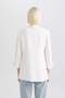 Regular Fit Jacket Collar Basic Plain Blazer Jacket C3215Ax24Sm - 5